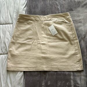 Croft & Barrow Effortless Stretch Skort Tan Size 10 Reg